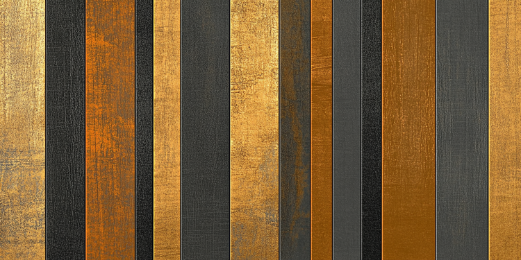 cedar, stone, & metal