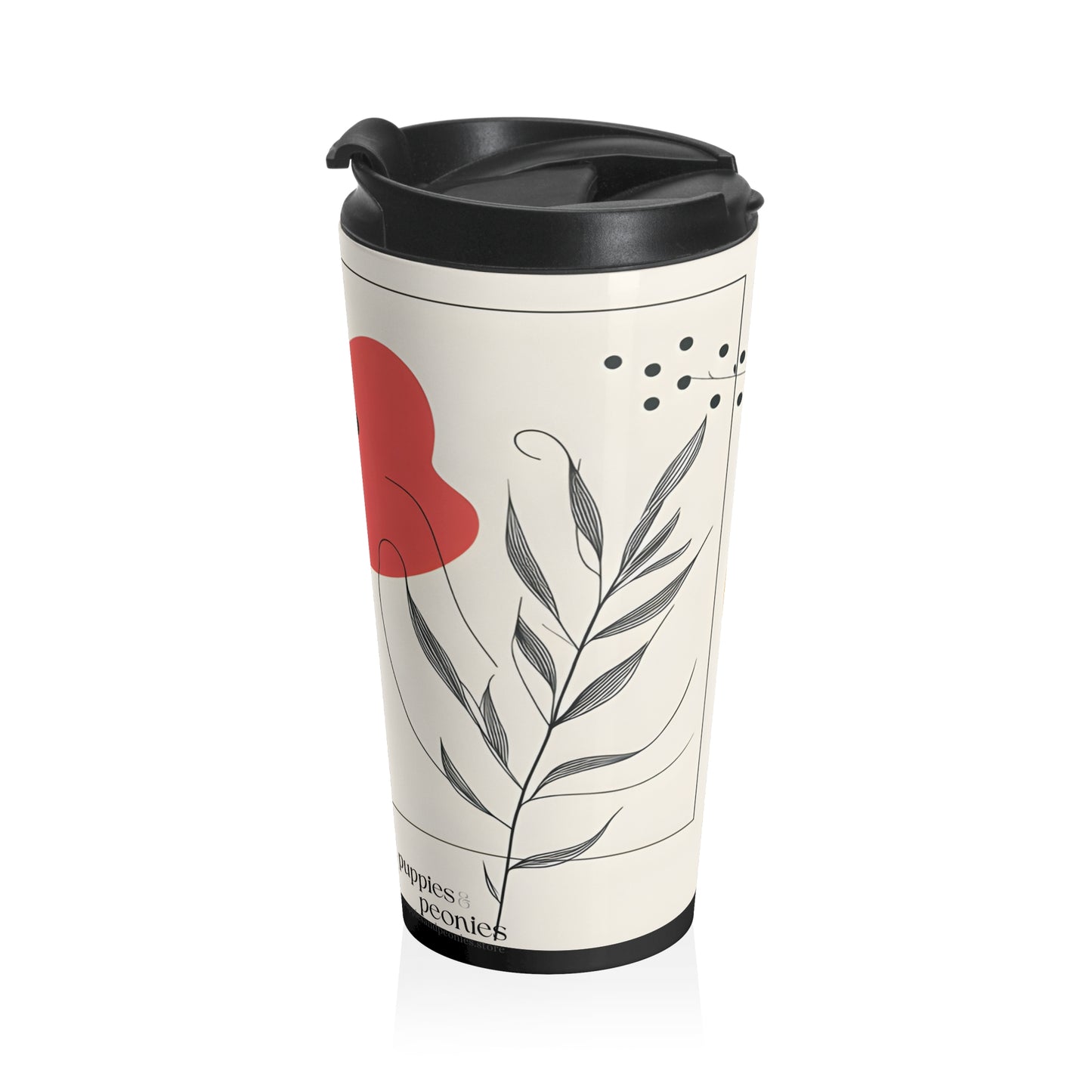 Poppy Stainless Steel Travel Mug