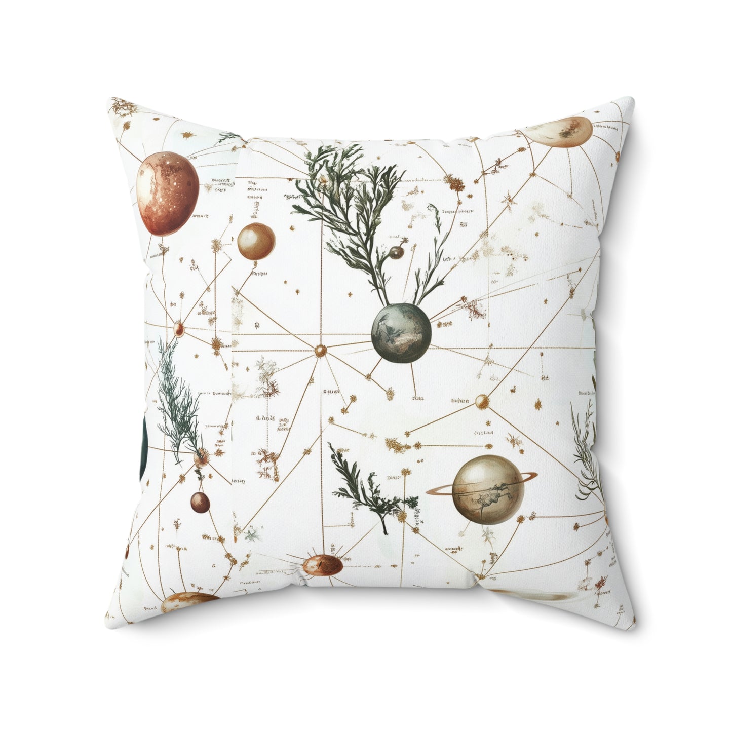 tina - planets throw pillow - 20"x20" with insert