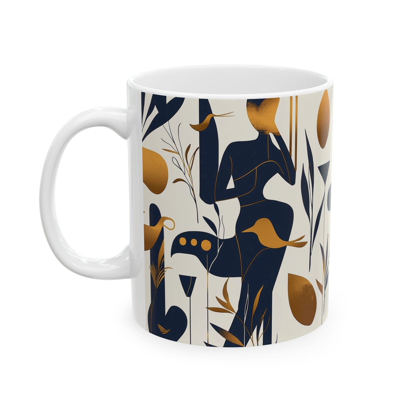 raven ceramic mug