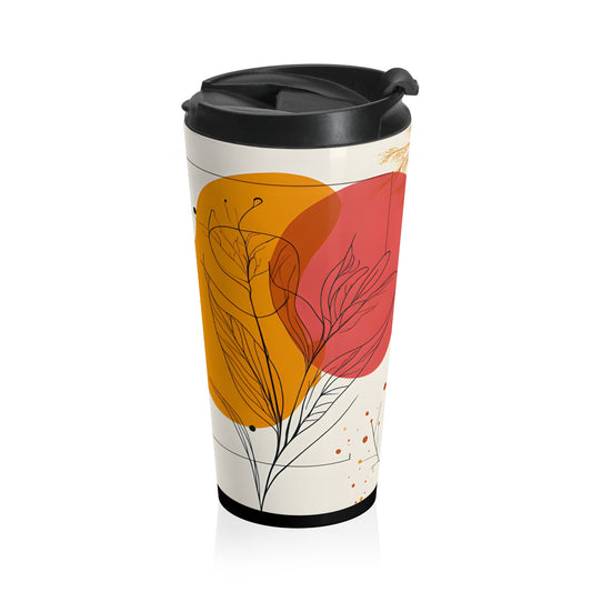 Poppy Stainless Steel Travel Mug