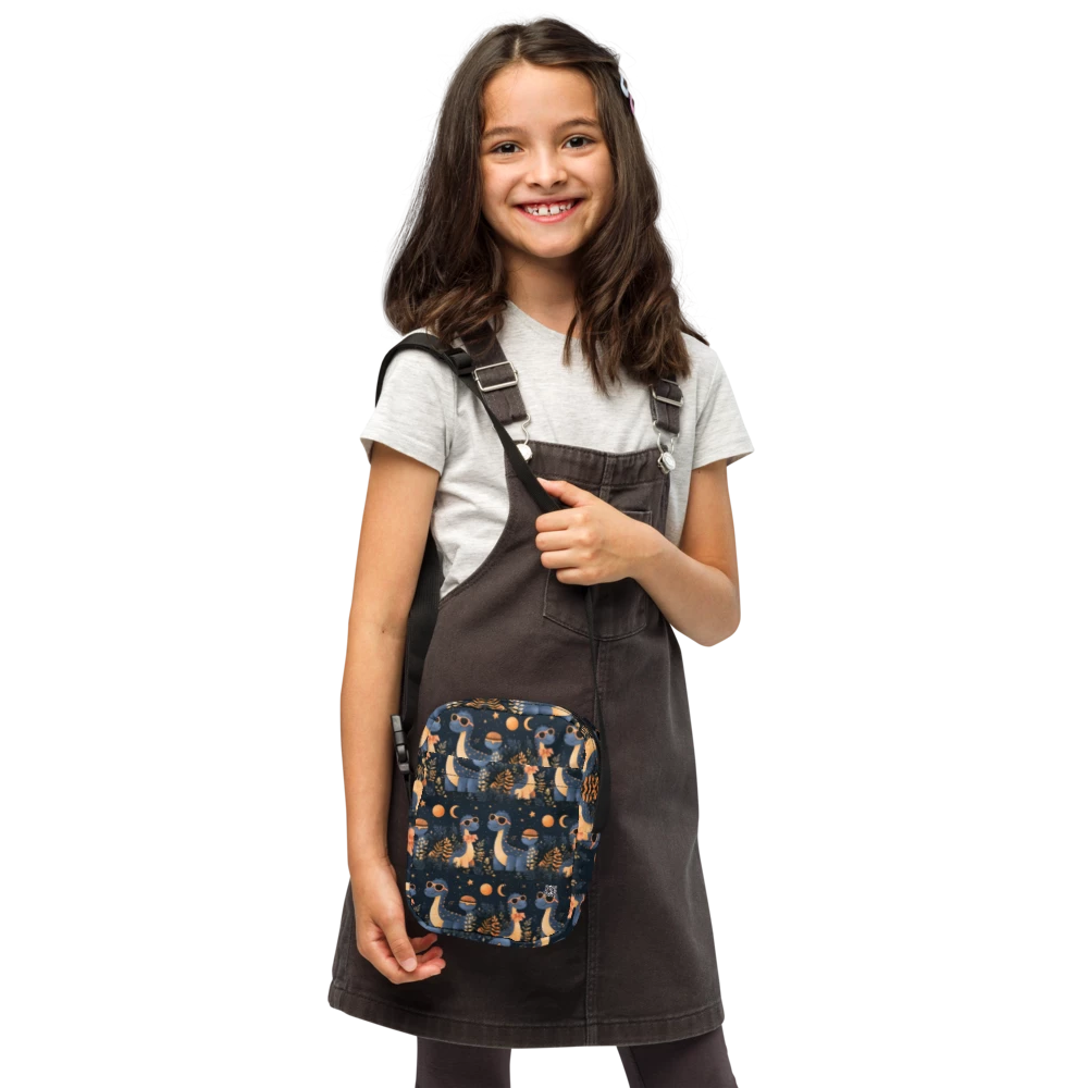 All-Over Print Utility Crossbody Bag